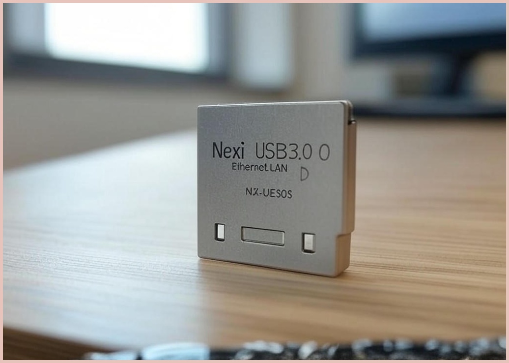 넥시 USB3.0 기가비트 이더넷 유선 랜카드 노트북용, NX-UE30S(실버), 1개