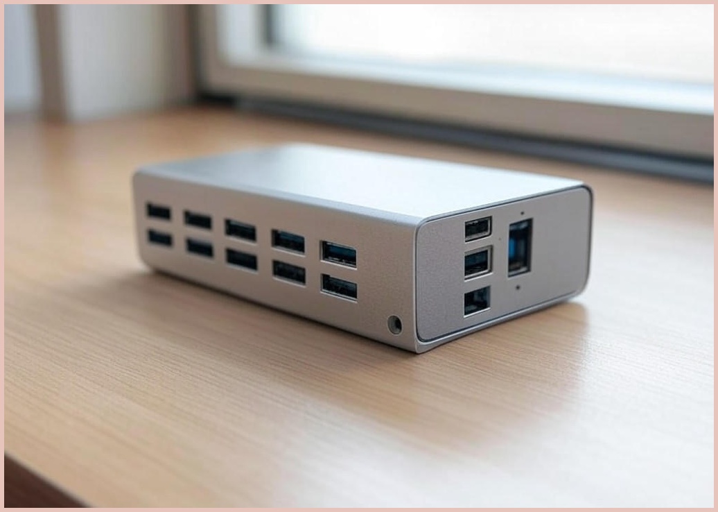 시그델 7in1 USB 3.0 C타입 겸용 멀티 허브 7포트 USB*5 C타입*2 젠더 C to USB 노트북 컴퓨터 확장 포트 UH-01, 메탈실버 - 이미지 1