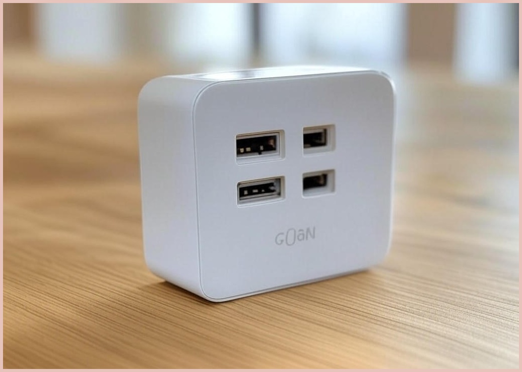신지모루 O PD GaN 65W 접지 3포트 초고속 충전기, 화이트, 1개