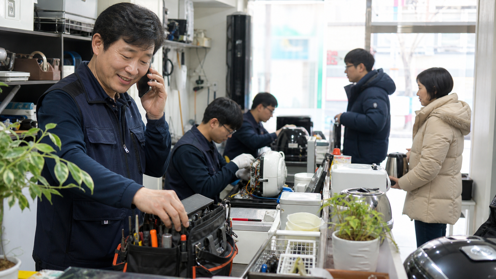 폐가전 무료수거 안내 이미지