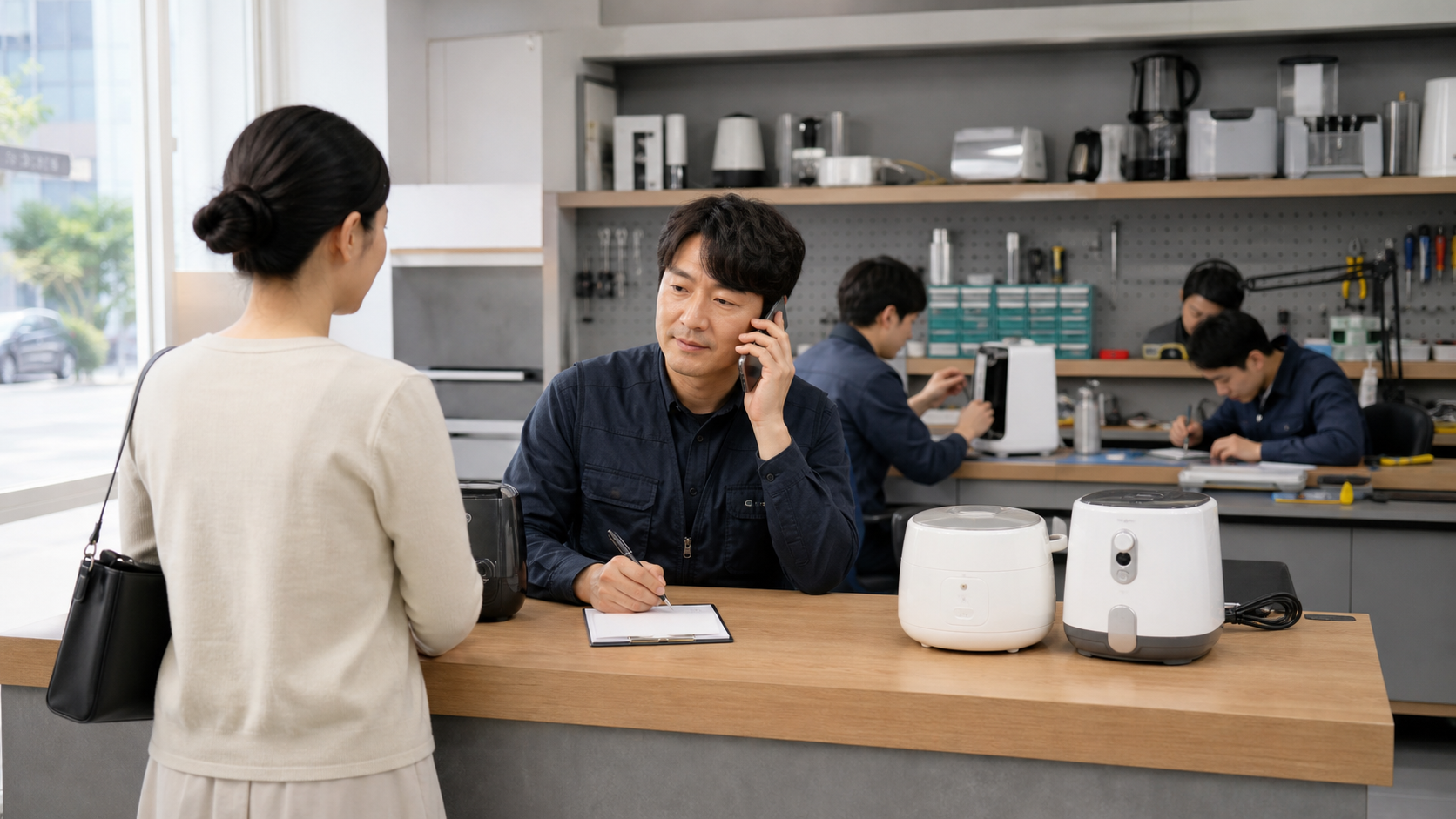 냉장고 무료수거 방법 안내 이미지